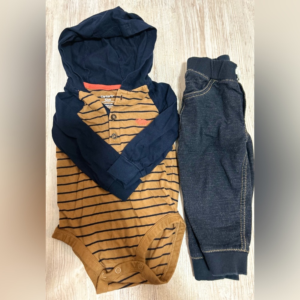 12m boys hoodie outfit